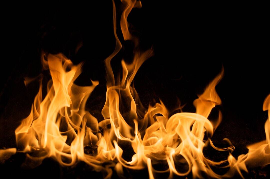 Photo by Guido Jansen yellow fire digital wallpaper