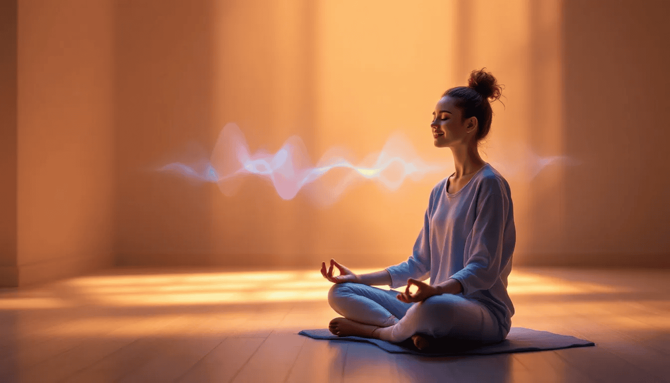 A person practicing mindfulness to develop emotional intelligence skills.